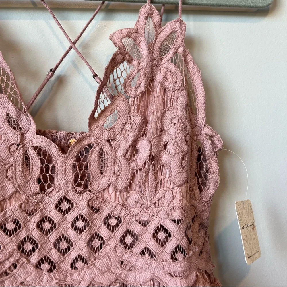NWT Free People Adella Cami | Mauve | Size Small | Intimately by FP - Picture 6 of 14